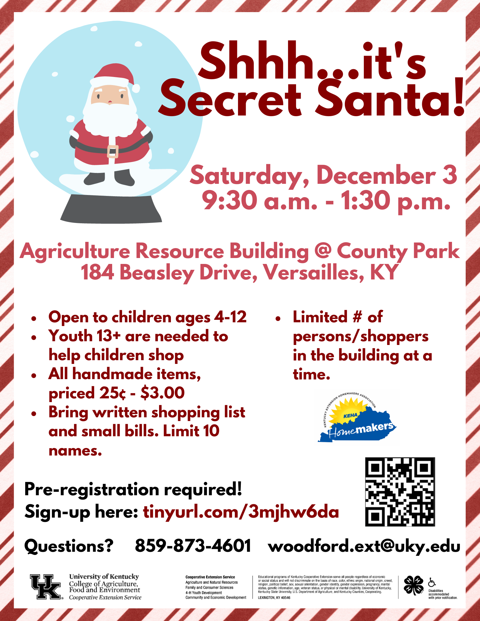 Secret Santa flyer
