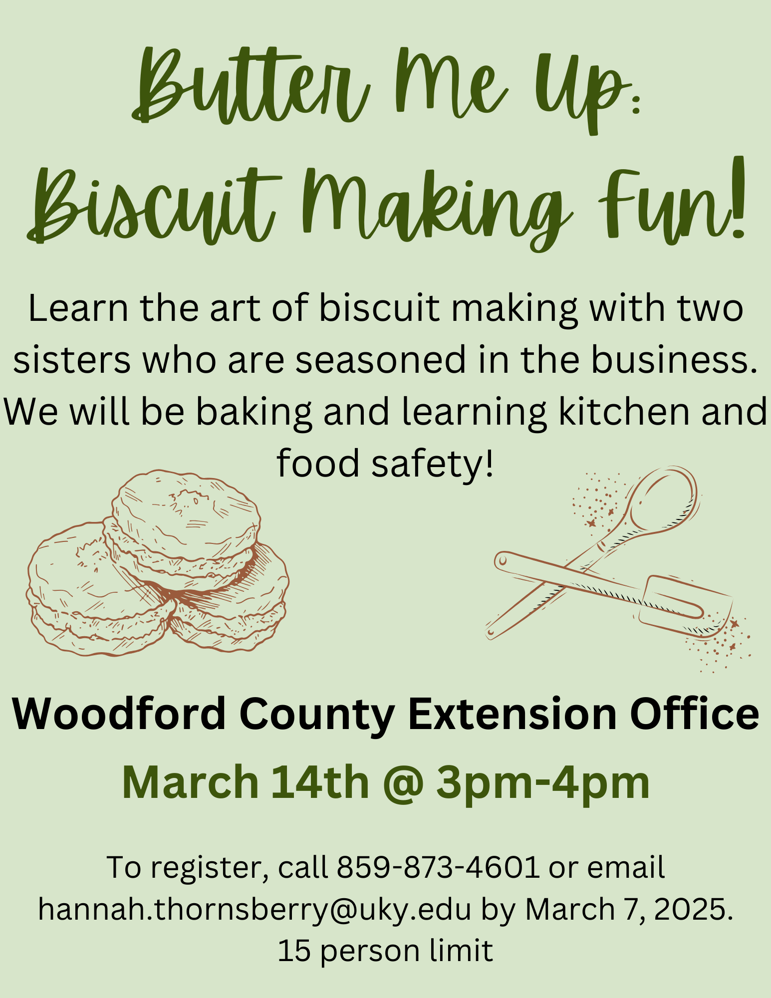 Biscuit Making Fun Flyer