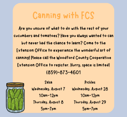 Canning Flyer