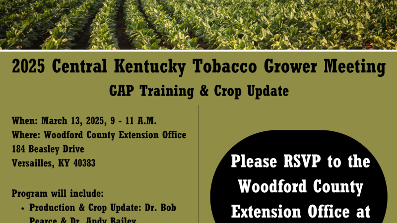 Central KY Tobacco Grower Meeting