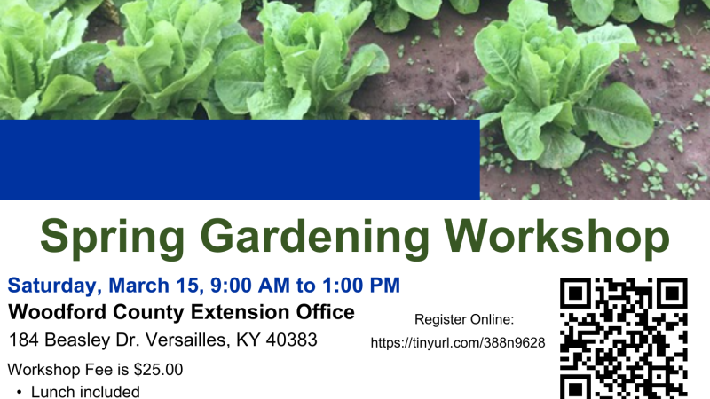 2025 Spring Gardening Workshop Flyer