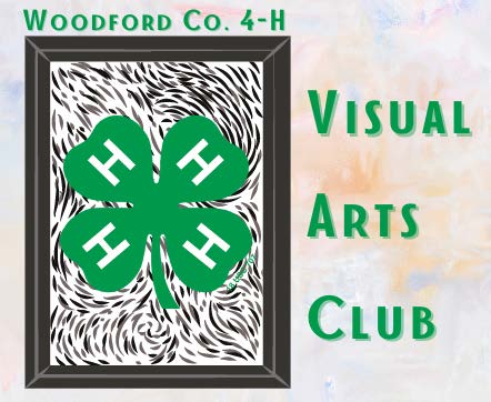 visual arts club logo